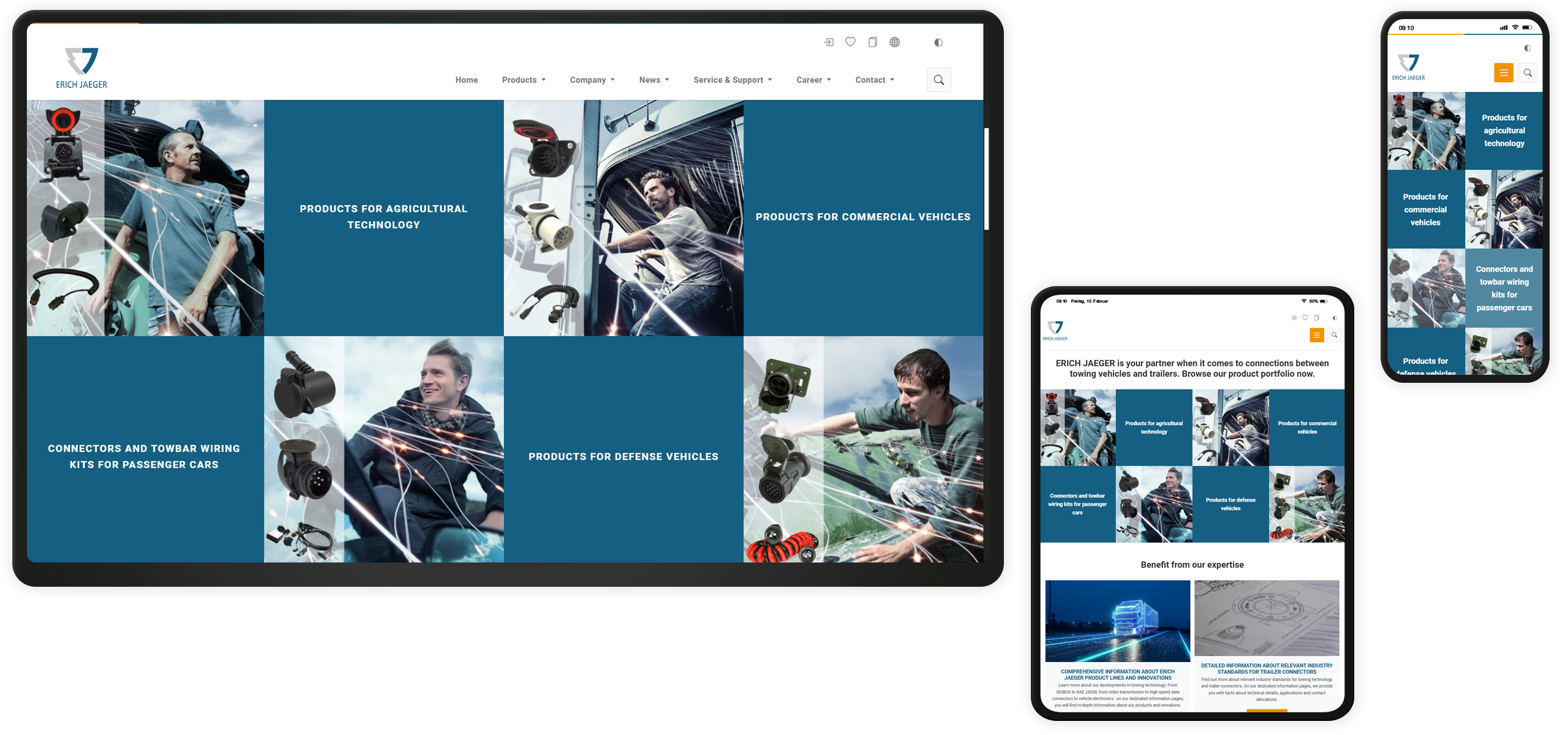 Mockup Erich Jaeger: Image Tiles