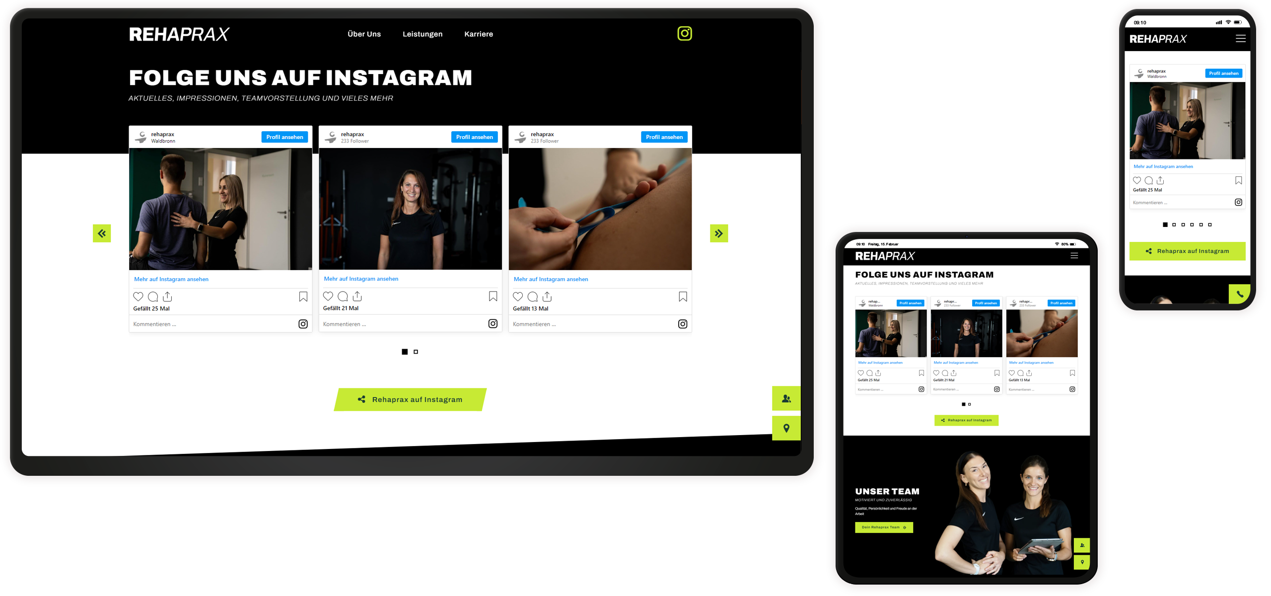 Rehaprax Mockup Instagram-Posts