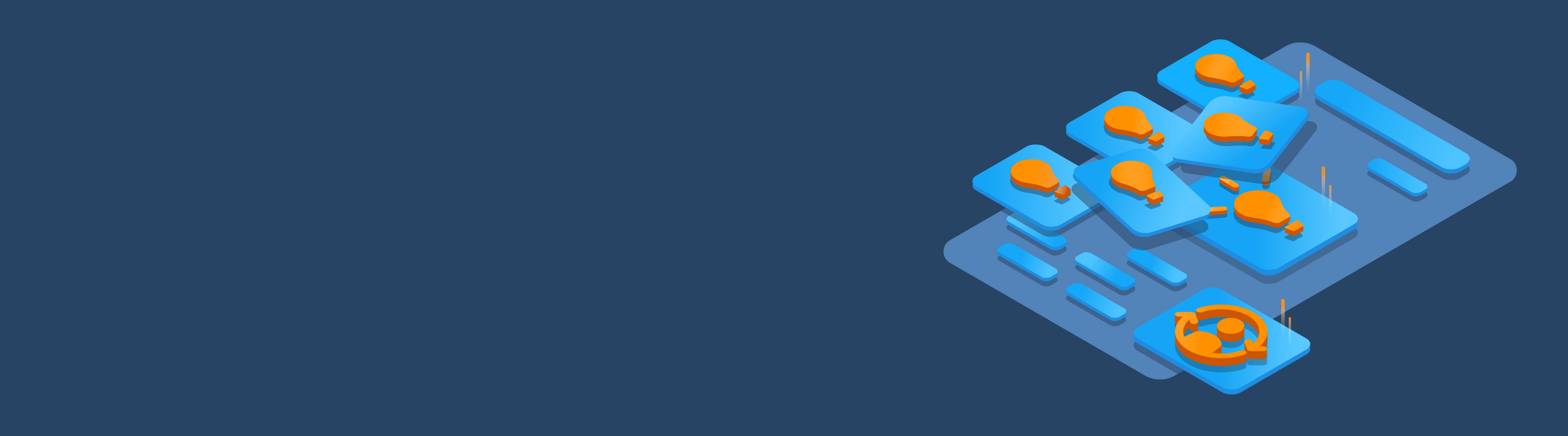 Abstrakte Illustration eines Inhaltselements mit Fragezeichen