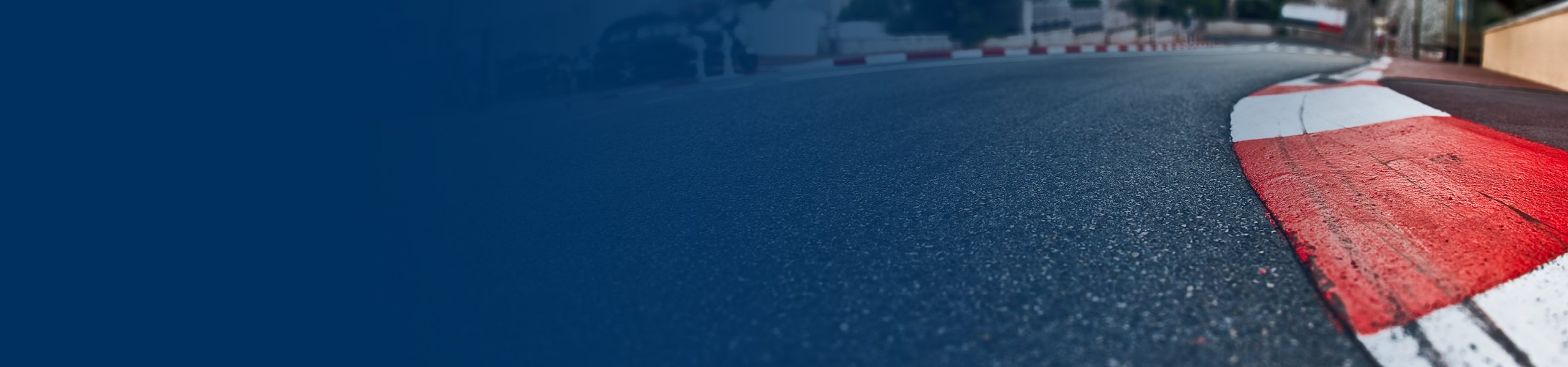 Nahaufnahme einer Rennstrecke