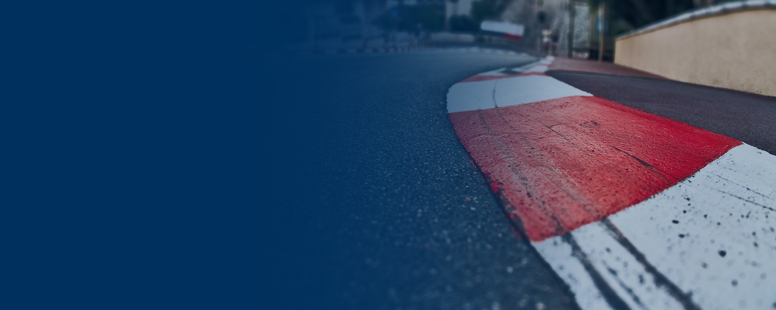 Nahaufnahme einer Rennstrecke