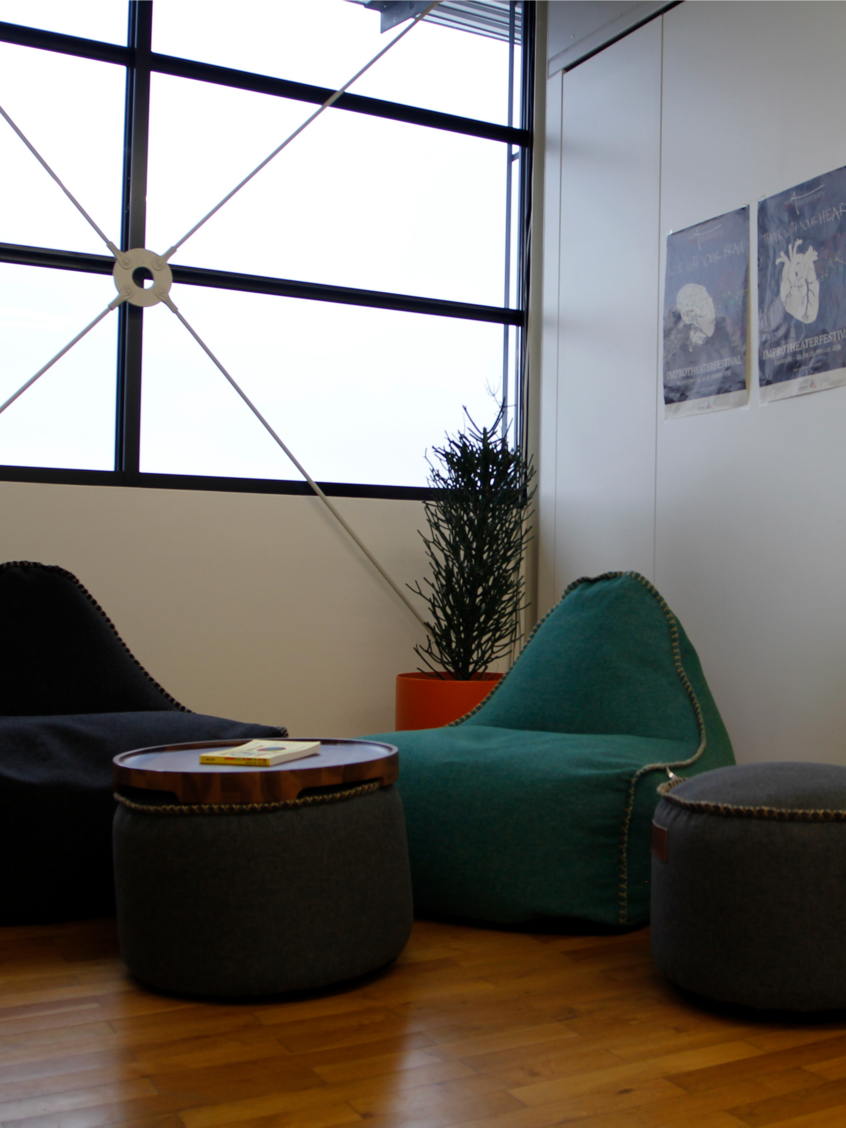 Sitzecke im Galileo-Büro