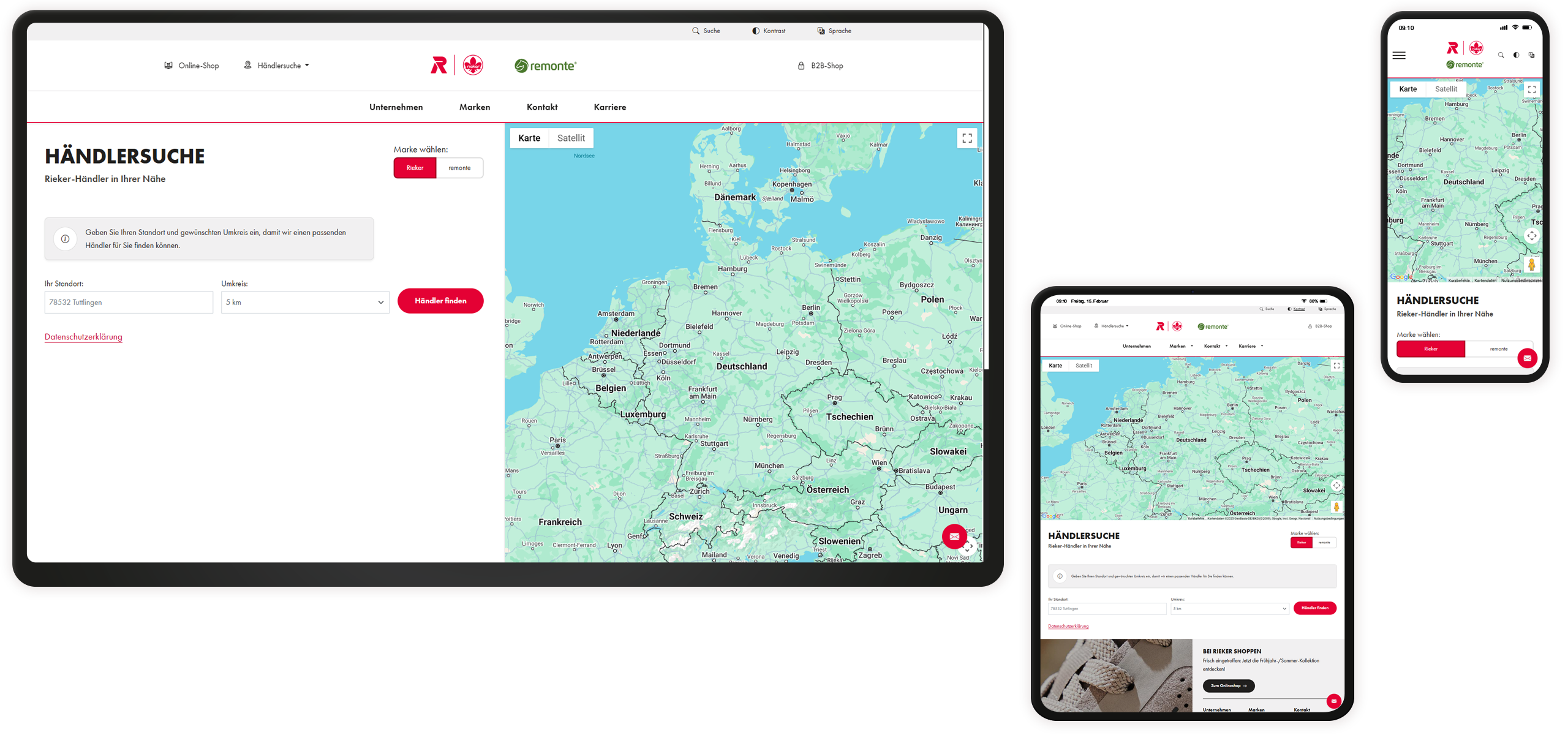 Mockup Riekerworld Händlersuche