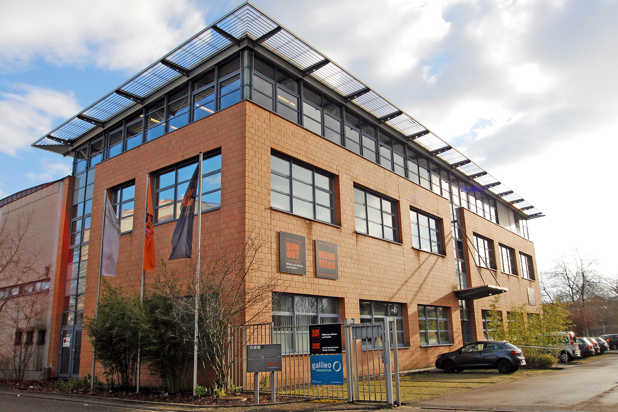 Das Bürogebäude von Galileo